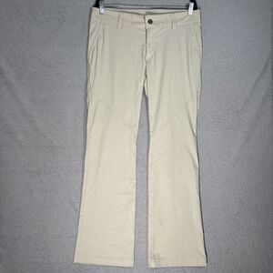 Columbia Omnishield Pants Women’s Size 12R Mumbai Mover III Beige Hiking Camping